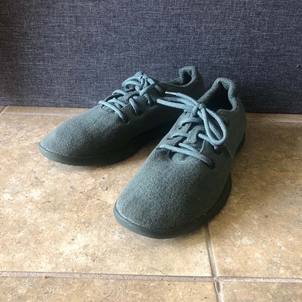 Allbirds Men's Forest Green Wool Sneakers